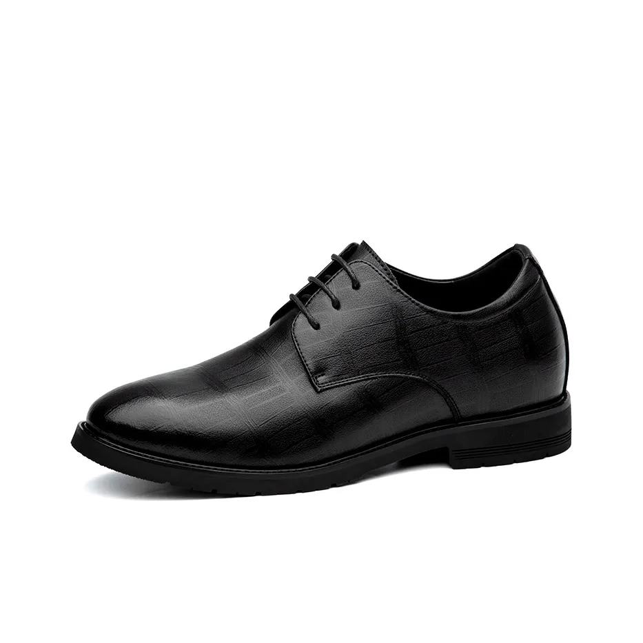 SULEGAO Dress Shoes Men's Low top Black
