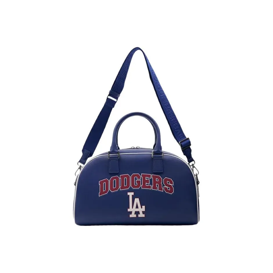 Mlb Base Logo Искусственная кожа Bowling Bag Crossbody One Shoulder Large Unisex Royal Blue