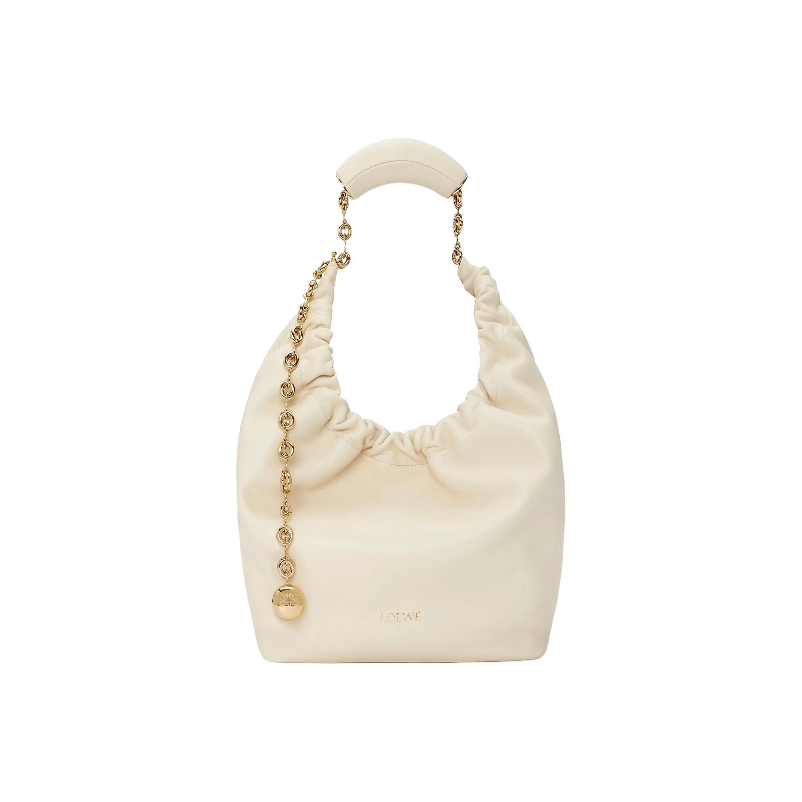 LOEWE Nappa Sheepskin Handbag Trumpets Women's Pink