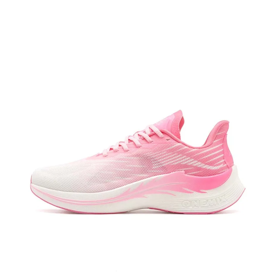 ONEMIX Breezy And Cool Running Shoes Unisex Neon Pink