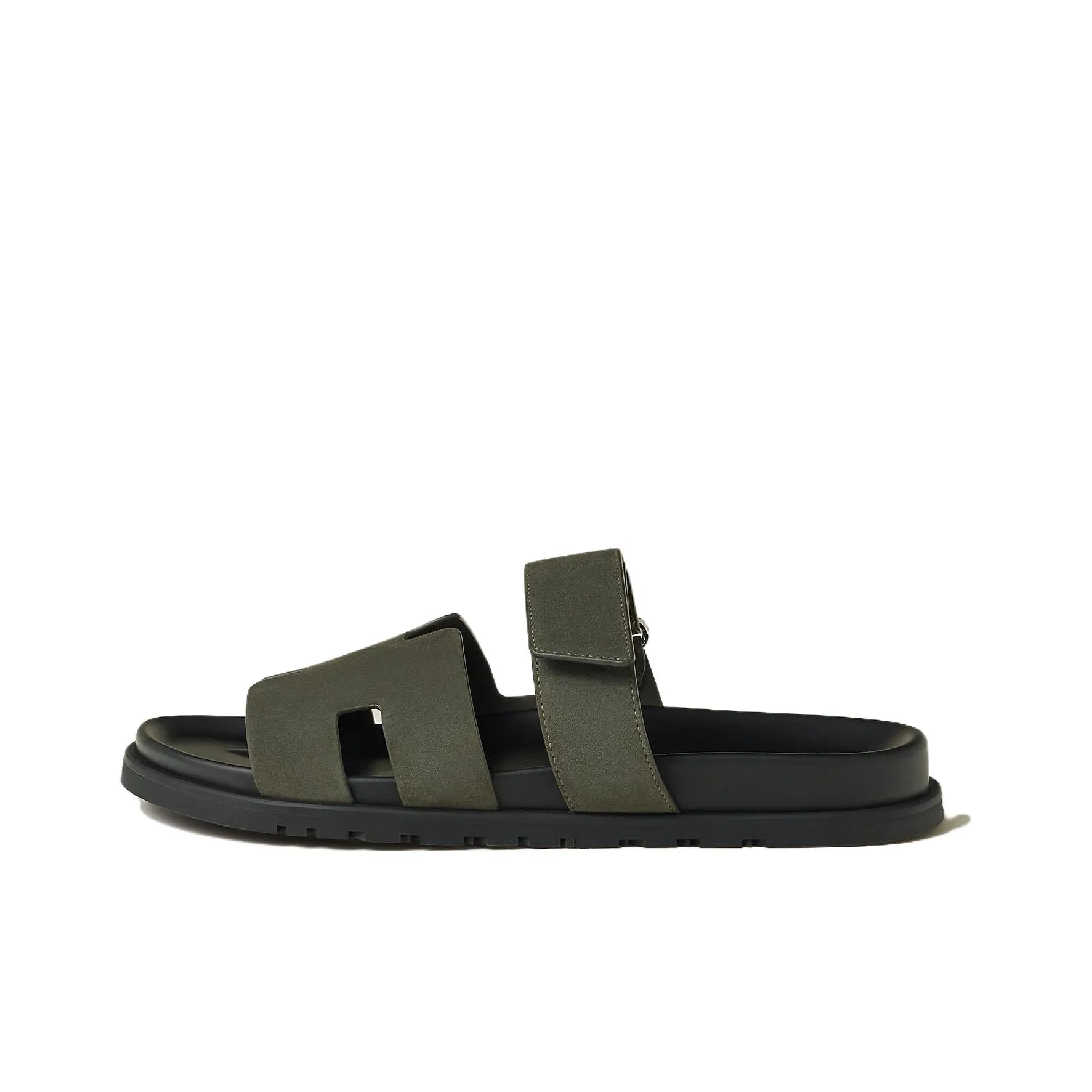 HERMES Chypre Vert Toundra Suede Goatskin Men's