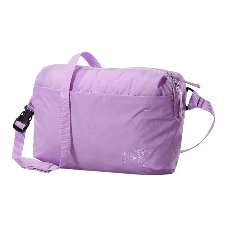 Arcteryx 6L Сумка через плечо Сумка для активного отдыха Нейлон Светло-фиолетовый Унисекс