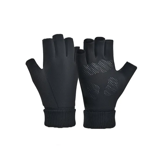 HLA Вязаные перчатки из полиэстера и эластана мужские