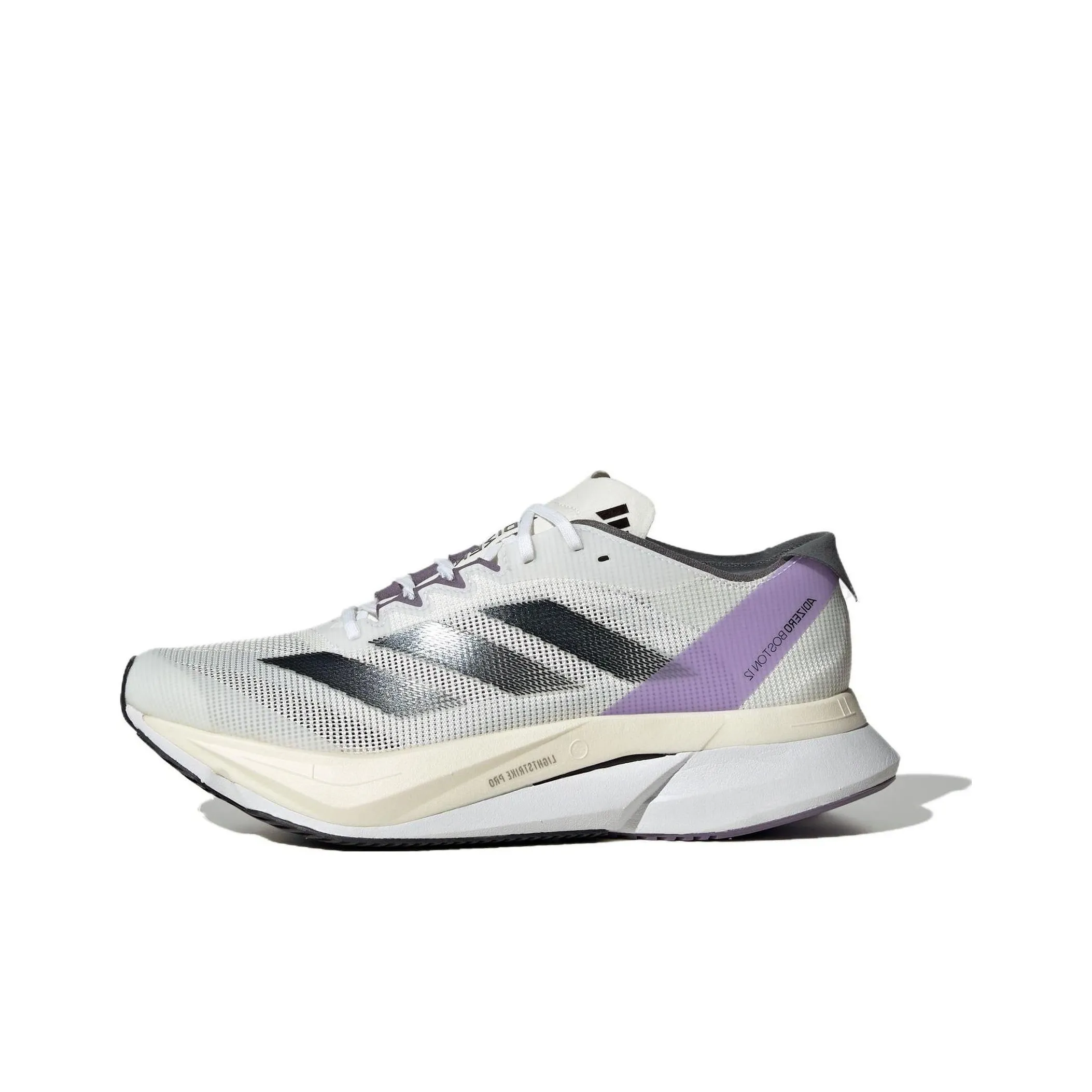 Adidas Adizero Boston 12 Running 'Cloud White Purple' Women's