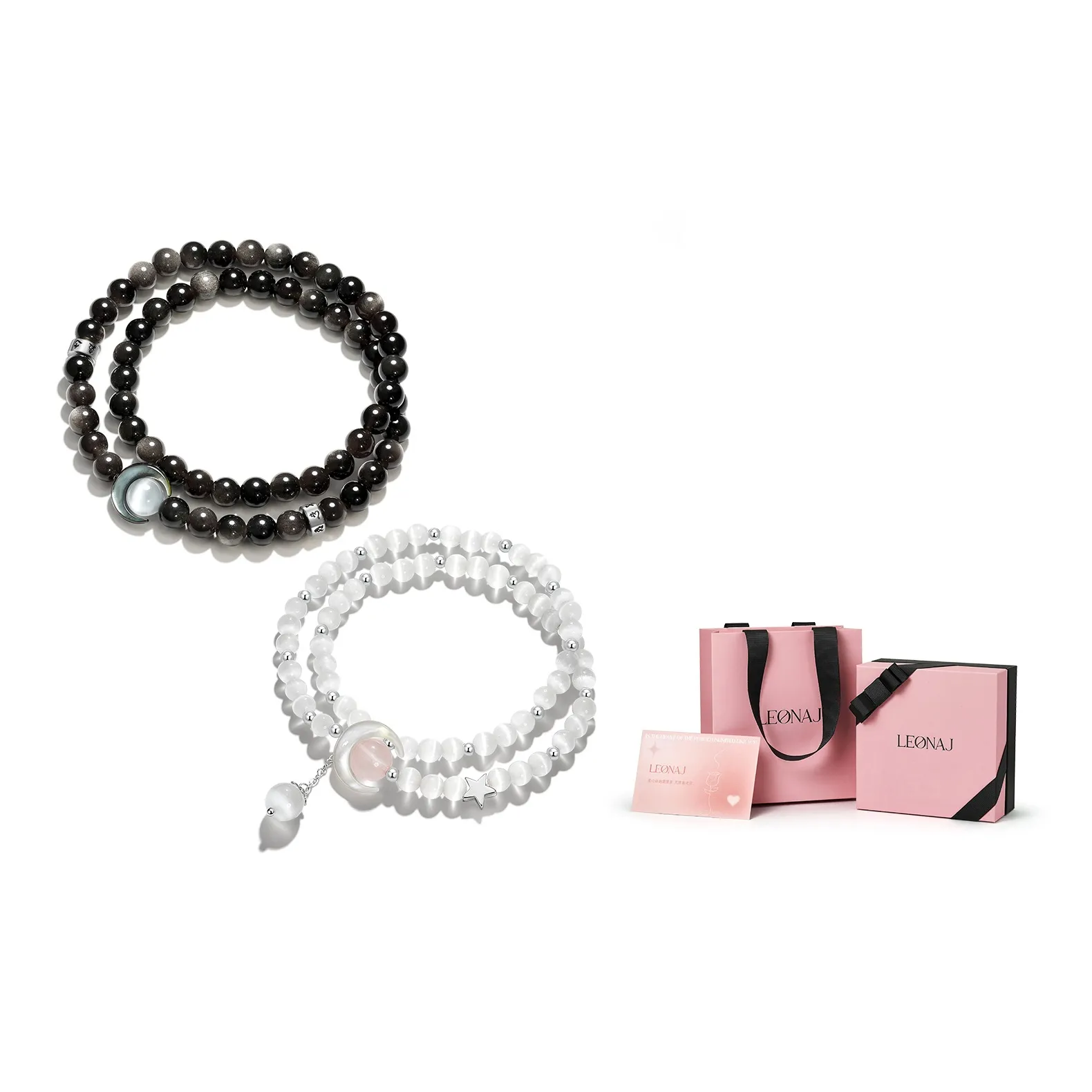 LEONAJ Кристальные браслеты для женщин
