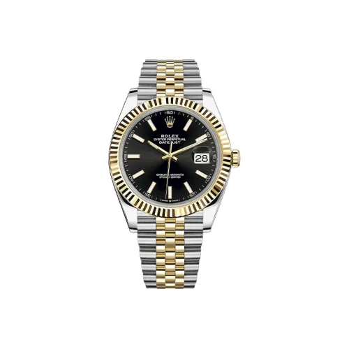 ROLEX Автоматический Механический Movement Мужские Часы Log Series 41 мм Черные