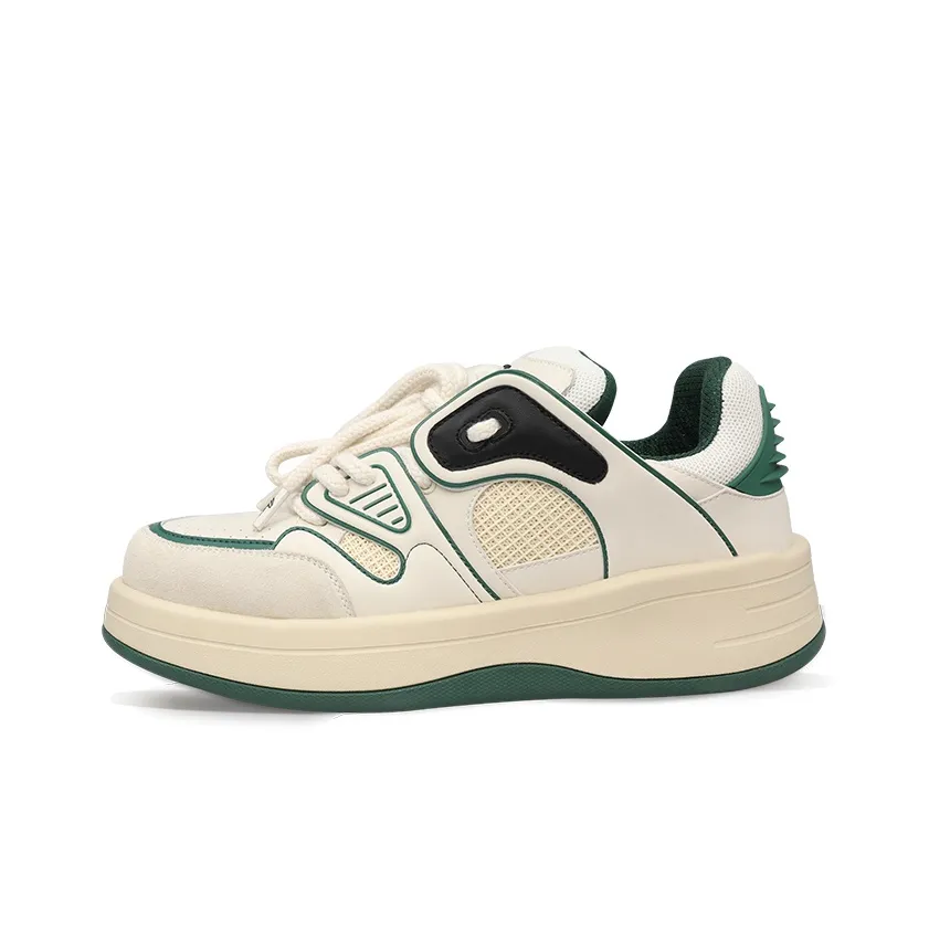 PCMY Akers One Cushioned Slip Resistant Breathable Low Top Skateboard Shoes Unisex Vintage Green