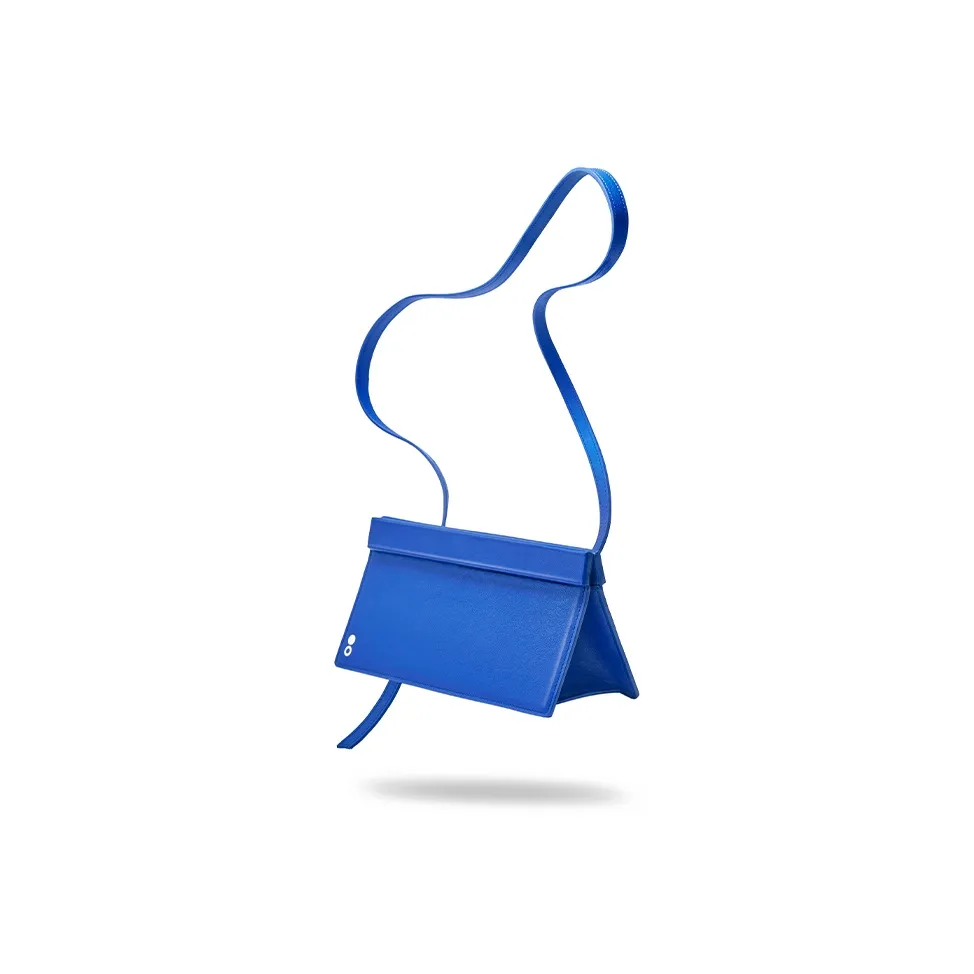 ECHOLAC Сумка через плечо из коровьей кожи Маленькая Женская Кляйн Синий Закатный Оранжевый Угольно-черный