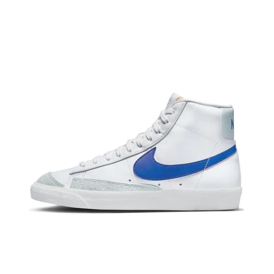 Nike Blazer Shock Absorbers Нижняя юбка Резистентный Дышащий MID Топ Мужской Белый