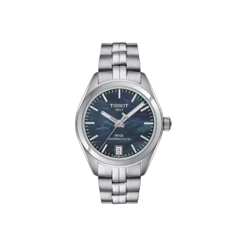 Tissot Автоматический Механический Movement Женские Часы 33 мм Жемчужная Раковина Цвет