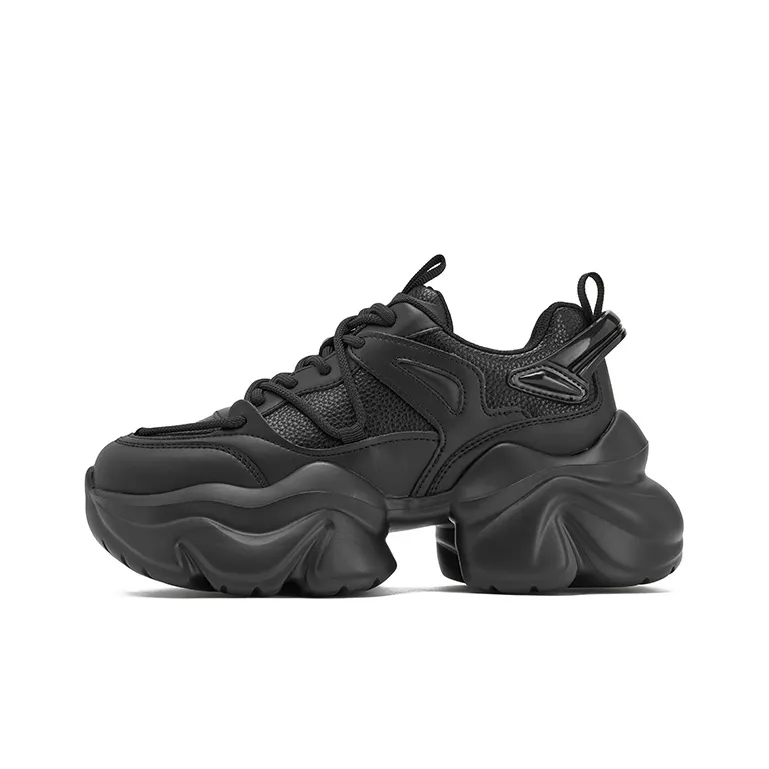 JOSINY Противоскользящие устойчивые к истиранию низкий топ кроссовки с толстой подошвой 7 см женские