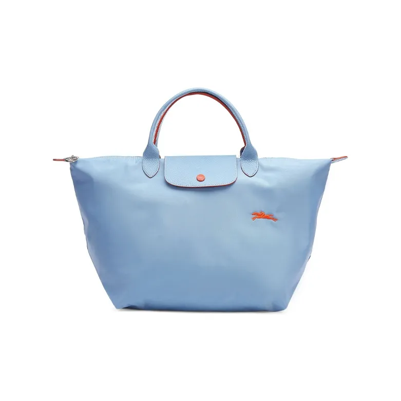 LONGCHAMP Le Pliage Ткань Пельмени Сумка Женская Туманно-Синий