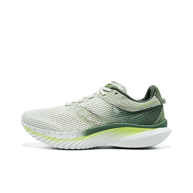 Saucony Kinvara 14 Lightweight Low Top Training Running Shoes Unisex Light Green