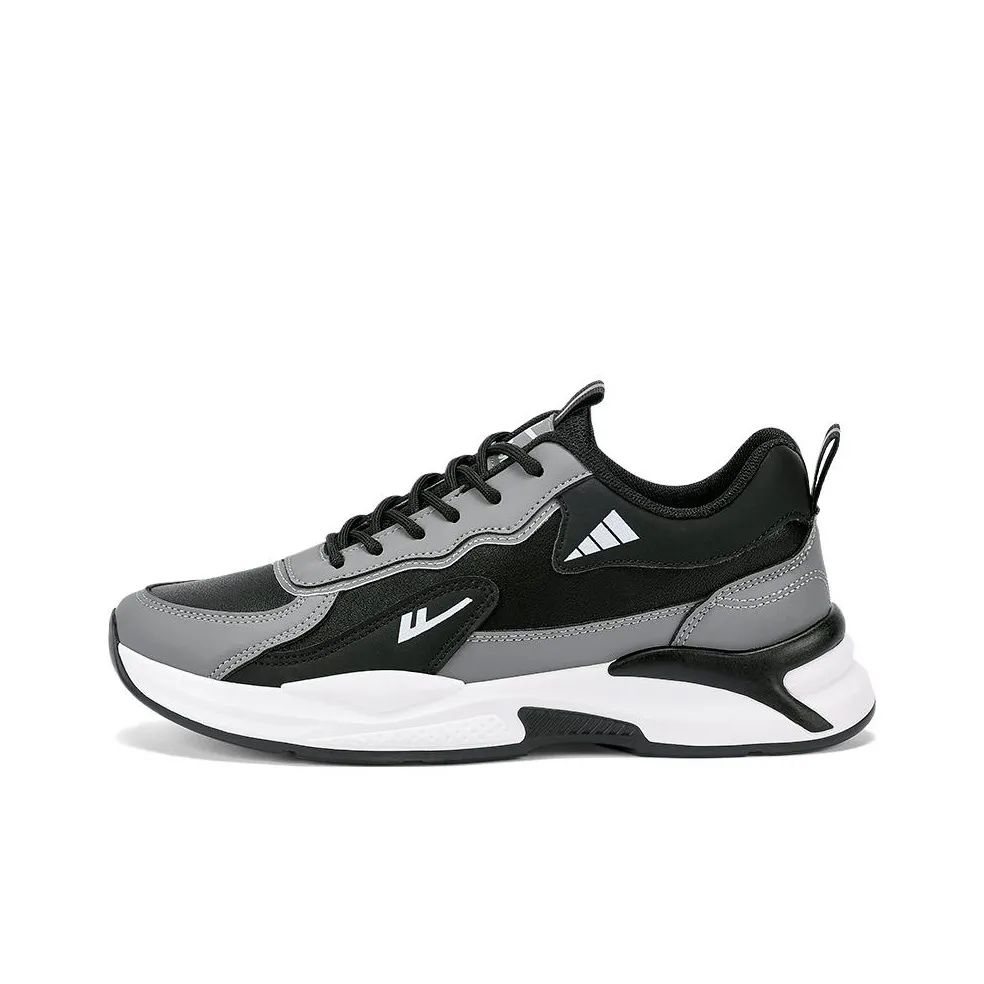 Warrior Abrasion Resistant Low Top Casual Shoes Men's Black Gray