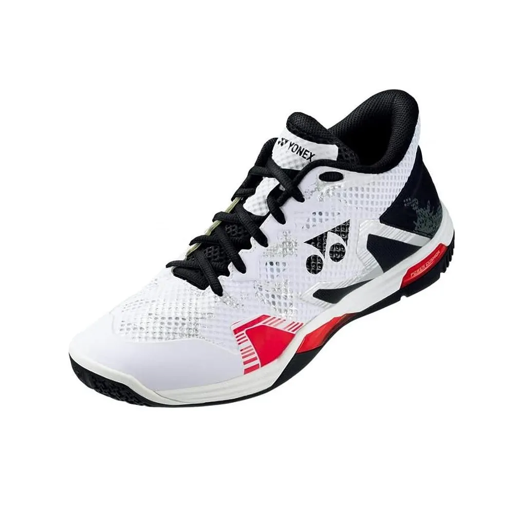 YONEX Cushioning Slip Resistant Low Top Badminton Shoes Unisex Black White
