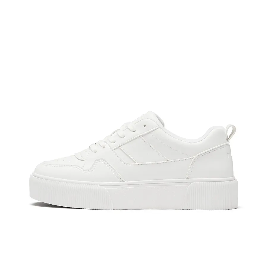 Rockfish Anti Slip Wear Resistant Low Top Skateboard Shoes Women's Pure White