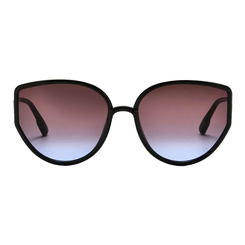 DIOR Sunglasses Women's Burgundy Gradient Blue