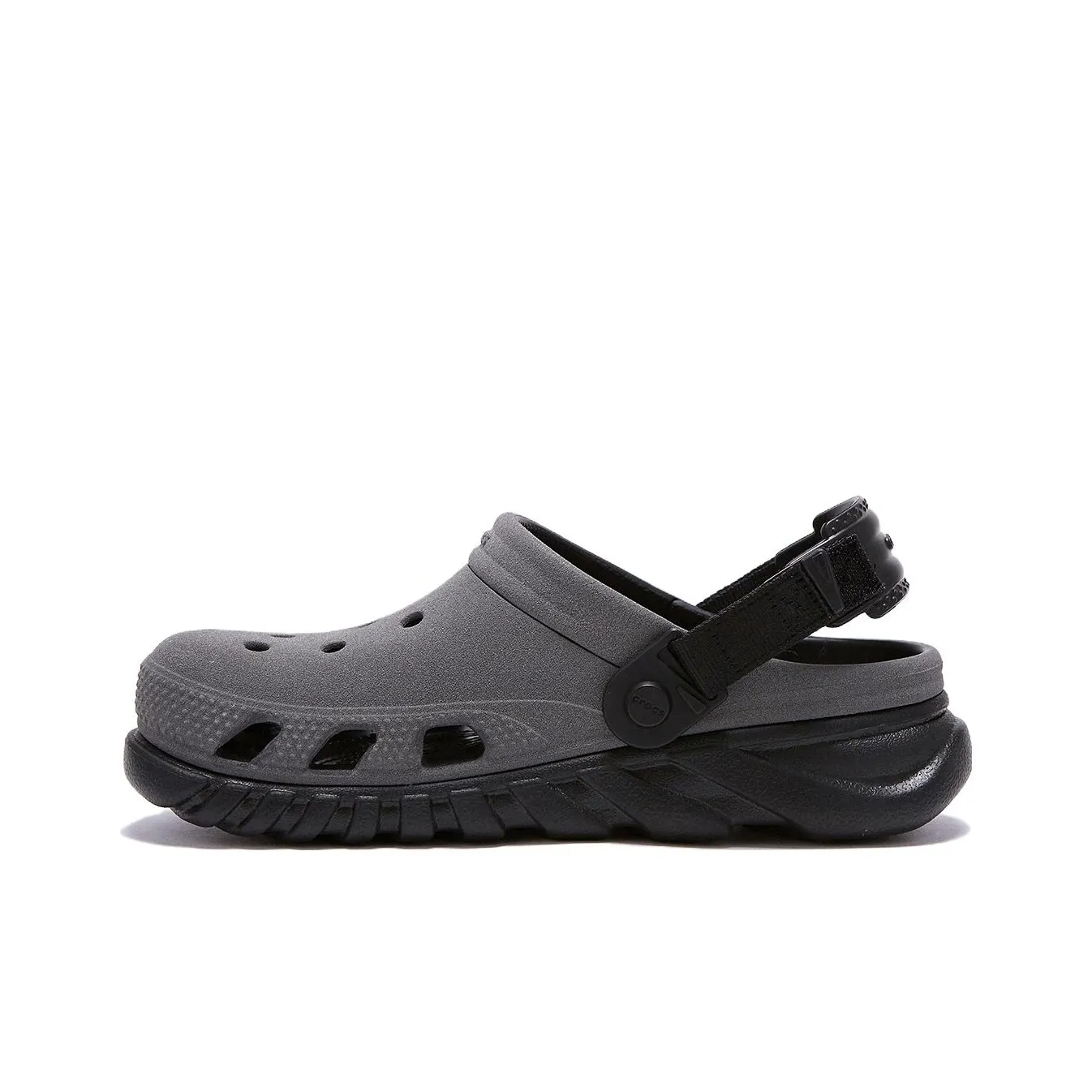 Crocs Duet Max Reflective Clog 
Grey Black
