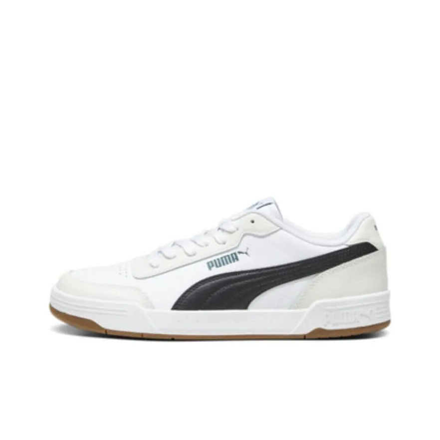 PUMA Caracal Аbrasion Resistant Низкие Кроссовки для скейтбординга Унисекс PUMA Белый Черный Зеленый Серый