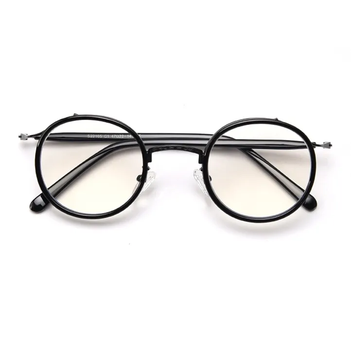 AAJF TR Памятный пластик TR90 Нержавеющая сталь Круглые Оправы для очков Унисекс