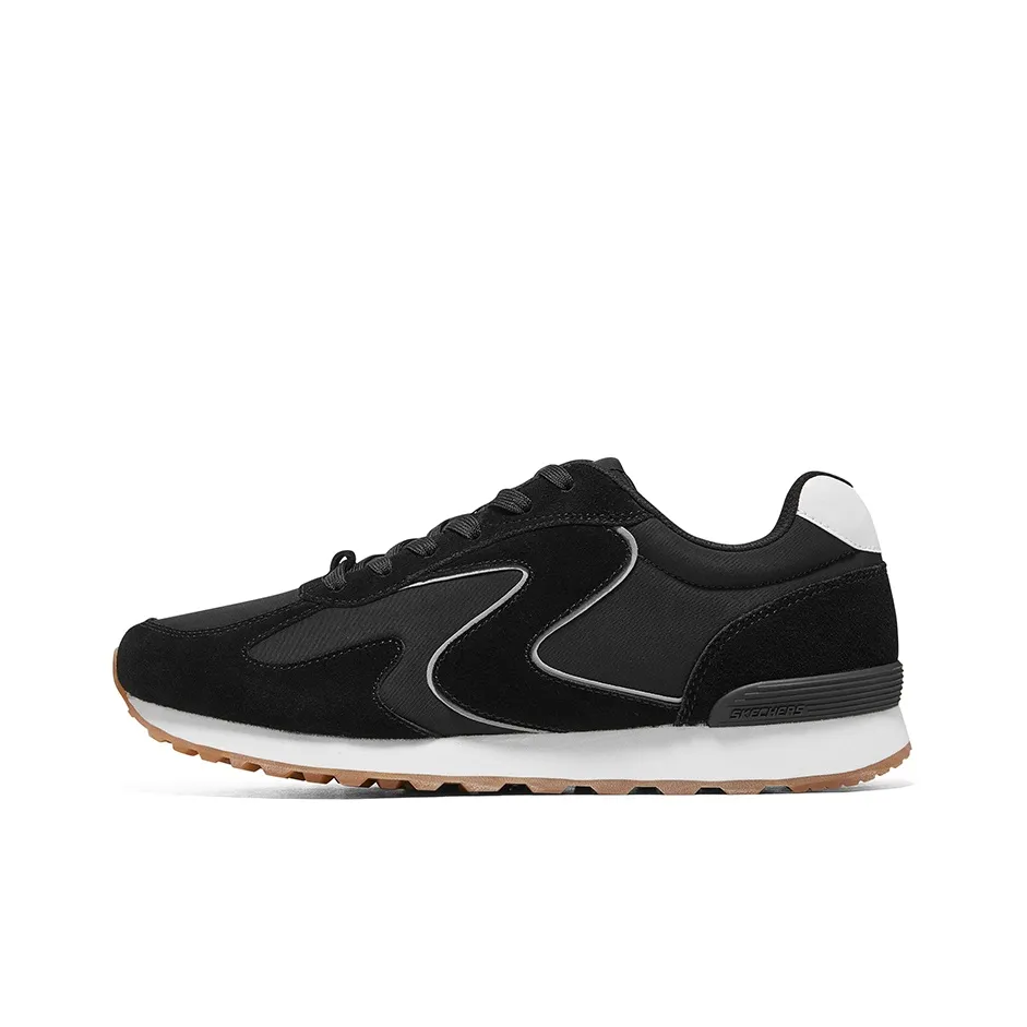 Skechers Life Series Cushioning Waterproof Low Top Running Shoes Men's Black