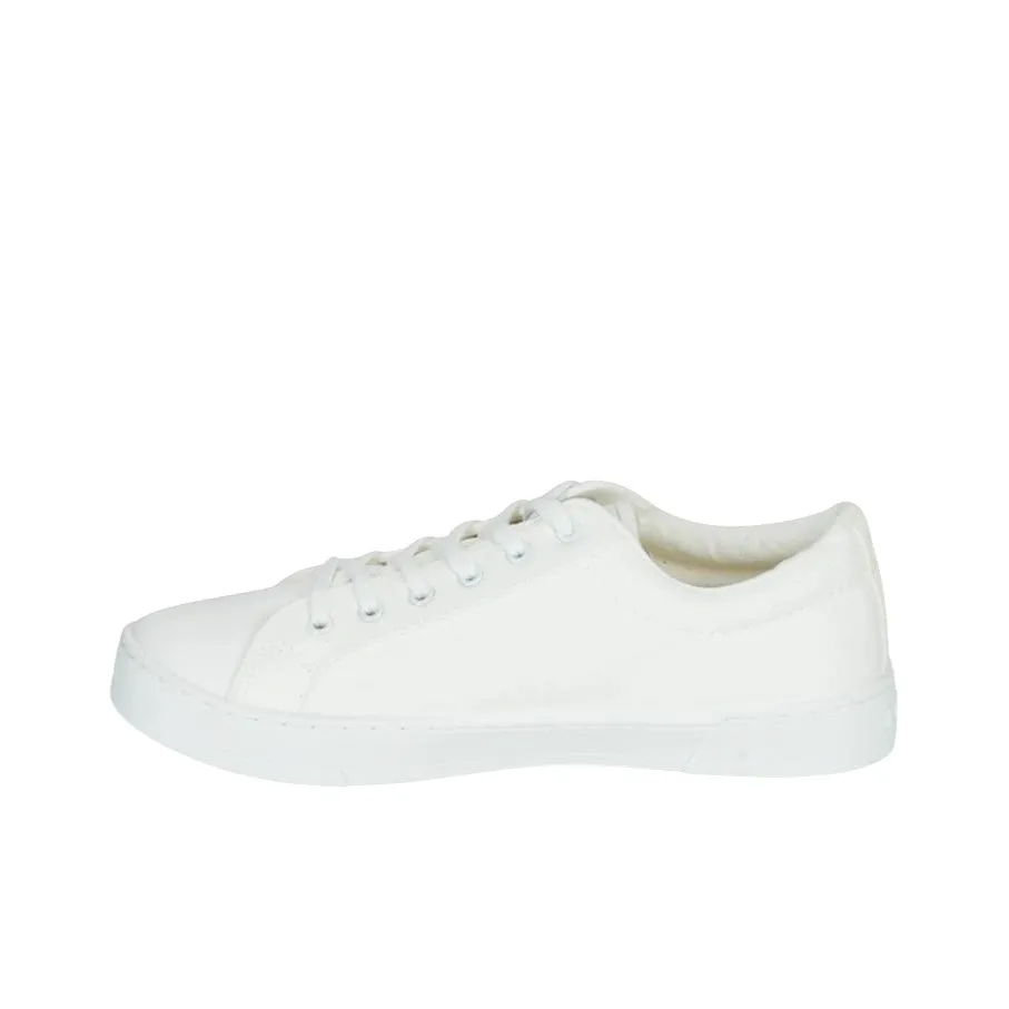 Levi's Lightweight And Breathable Low Top Skateboard Shoes Women's White