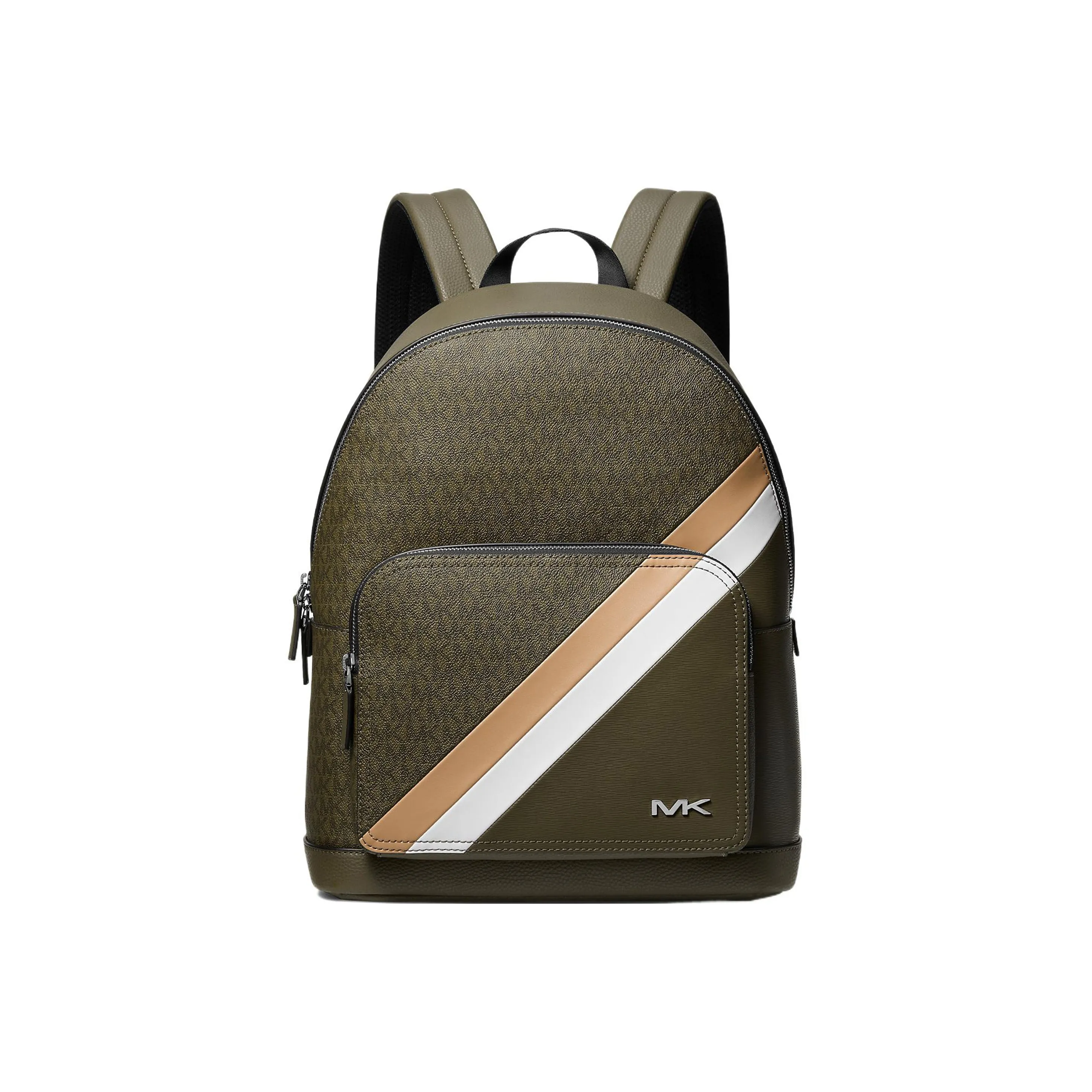 MICHAEL KORS MK Cooper Canvas With Leather backpack Jil Men's Olive Green