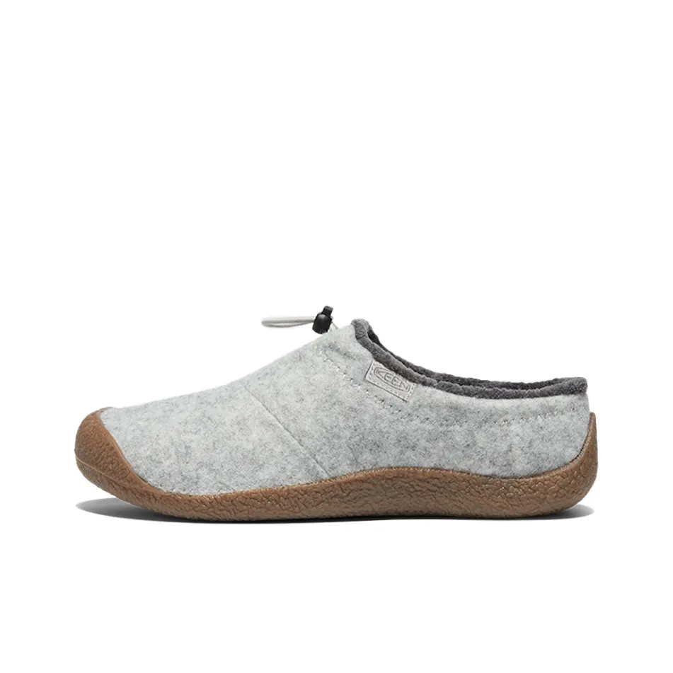 KEEN Howser 3 SLIDE Anti Slip And Wear Resistant Support Low Top veis Shoes Women's Light Gray Steam Gray