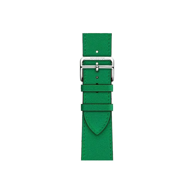HERMES Watch Band Apple Compatibility 45mm Cowhide Leather Material