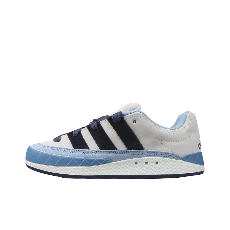 Adidas Originals Adimatic Low Топ Скейтборд Кроссовки Унисекс Белый Синий