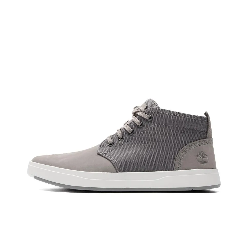 Timberland Davis Square F L Chukka Дышащий и Износостойкий Туфли до щиколотки для активного отдыха Мужские Серые