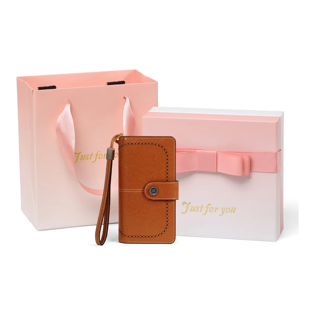 VINEY Кошелек из коровьей кожи клатч кошелек для монет маленький женский винтажный коричневый