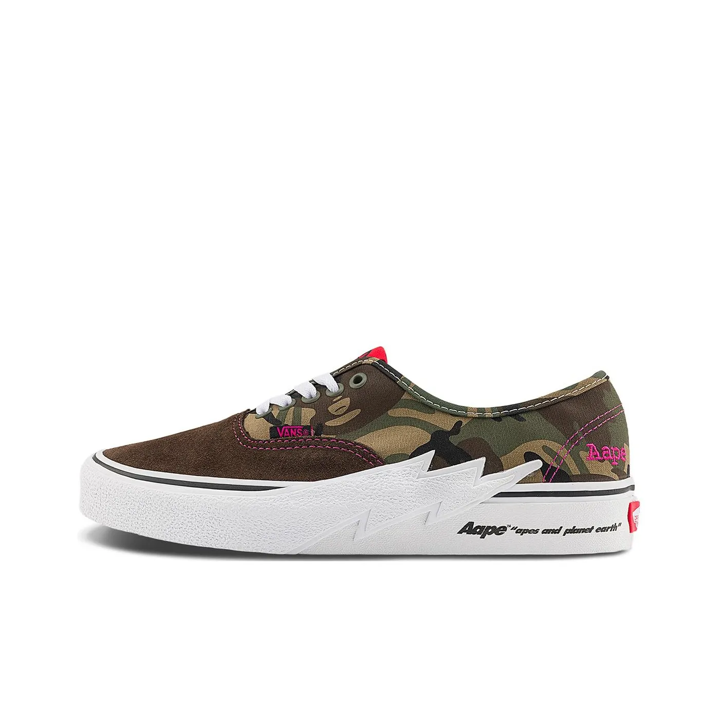 Authentic Aape X Pro vans 'Bolt Green Camo'