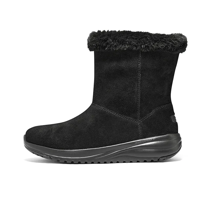 Skechers ON THE GO STELLAR Thermal Abrasion Resistant Slip Resistant Short Snow Boots Women's All Black