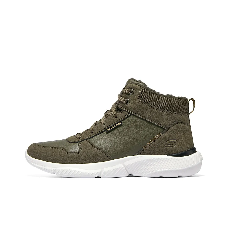 Skechers Ingram Warm And Wear Resistant Knee High Outdoor Boots Men
s Olive Green