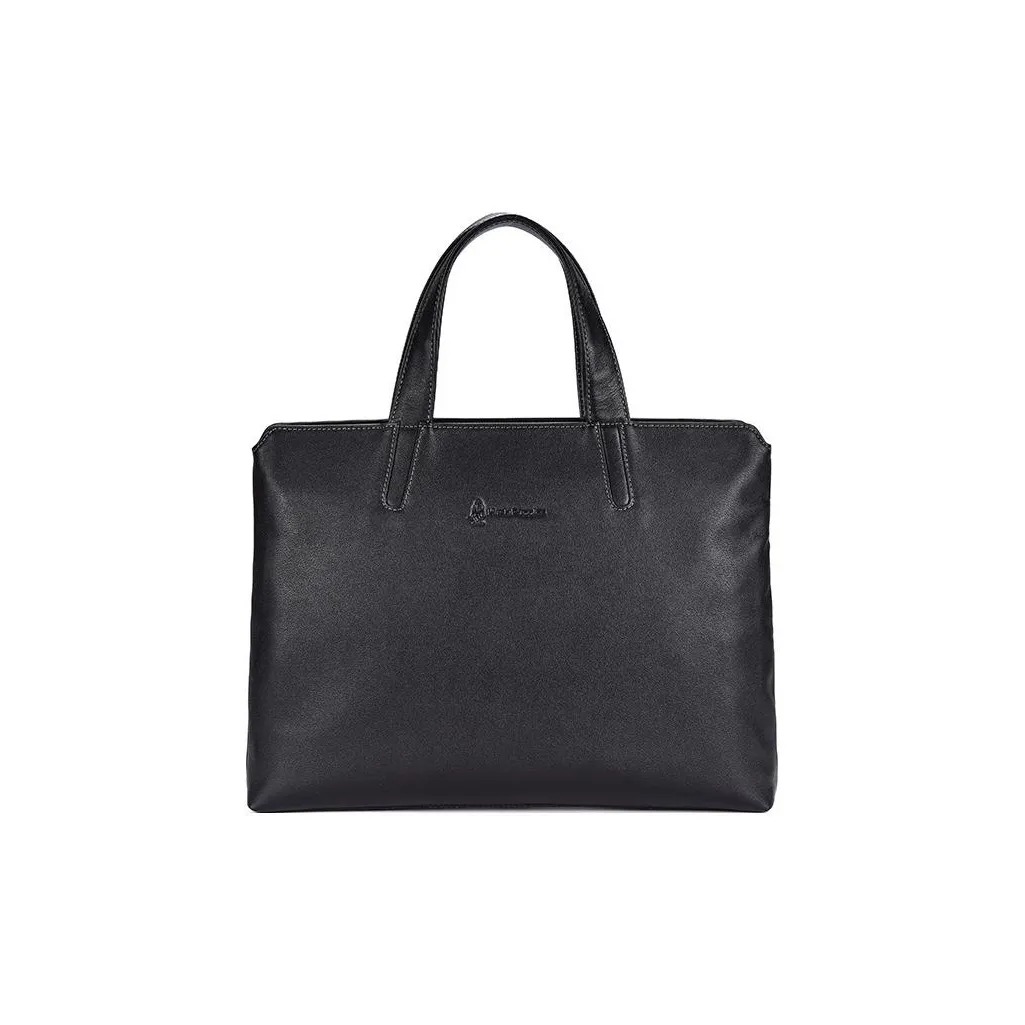 Hush Puppies Коровья кожа Портативный Доска для ноутбука Сумка Большая Мужская Черная