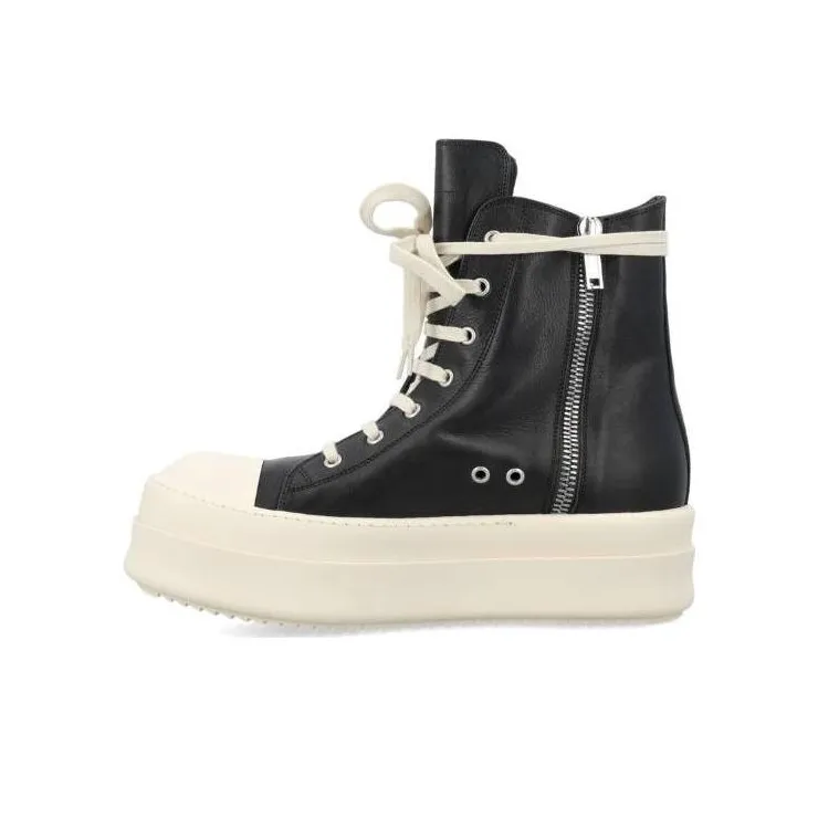 RICK OWENS Luxor Runway Mega Bumper Ramones Black Milk FW23