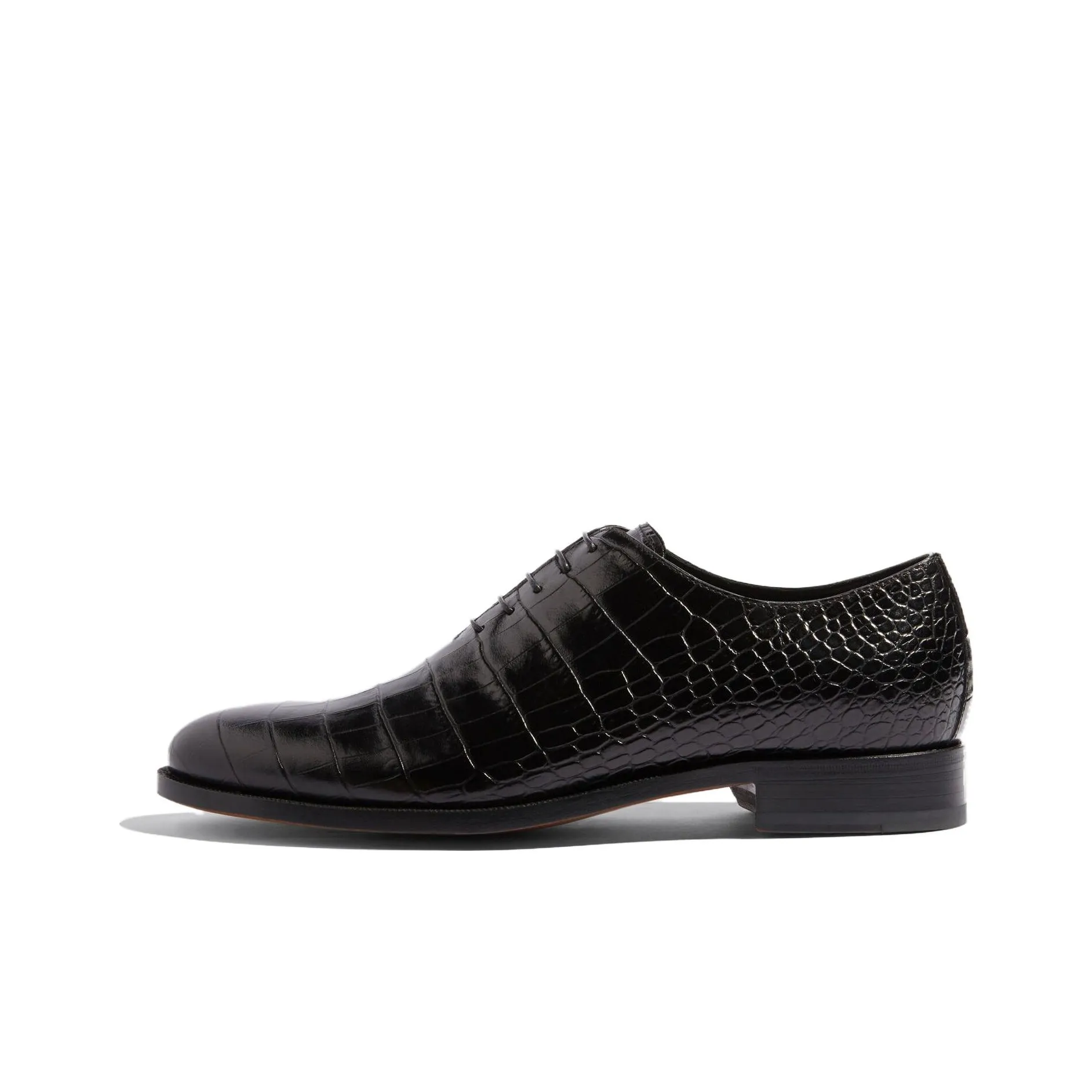SCAROSSO Crocodile effect Lace up Shoes