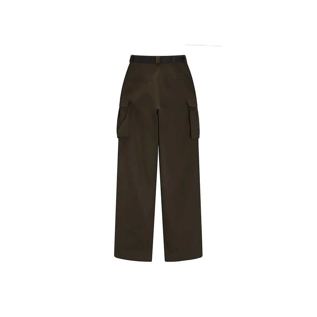 CPAURA Cargo Pants Women's Dark Brown
