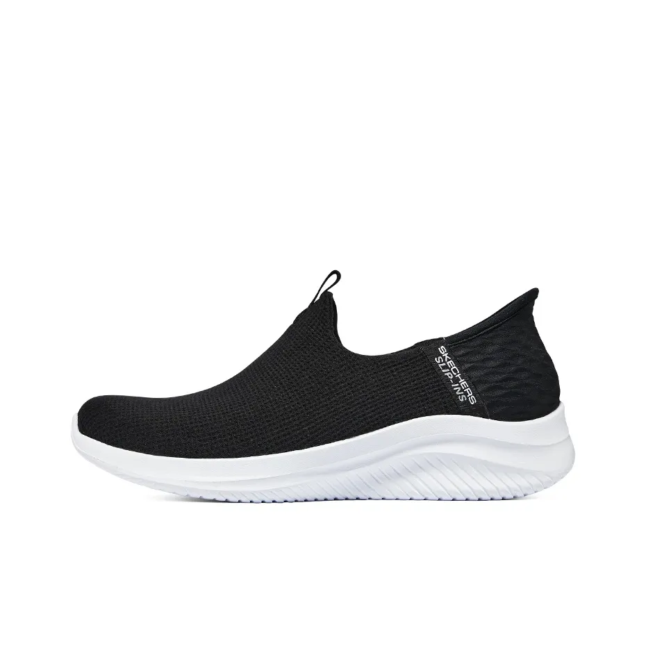 Skechers Ultra Flex 3,0 Hands Бесплатно Slip ins Женские повседневные туфли Женские Черный