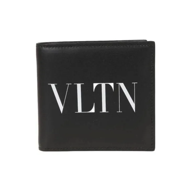 Valentino Vltn Printed Bi Fold Wallet