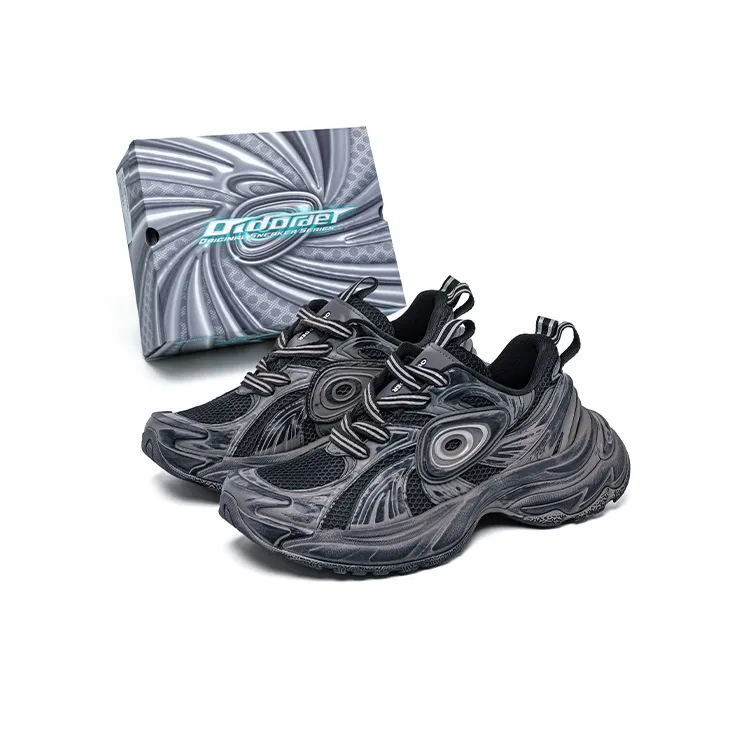 OLD ORDER Turbo GT Chunky Sneakers Unisex Low top Dirty Black