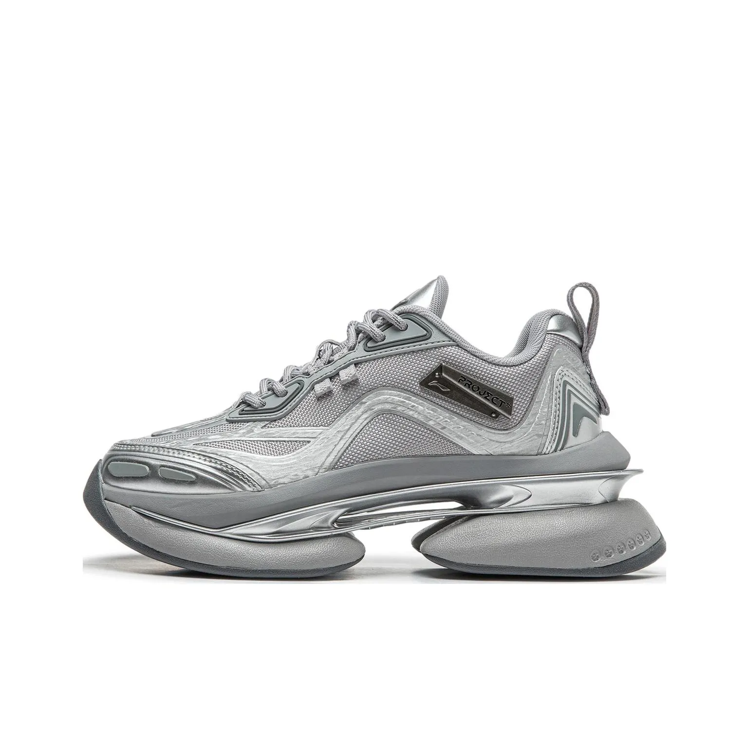 LiNing Project* Ethereal Space Low Top Casual Shoes Women's Silver