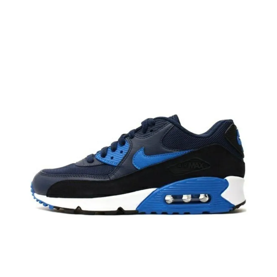 Nike Air Max 90 Low Топ Повседневная обувь Женская Черная Синяя