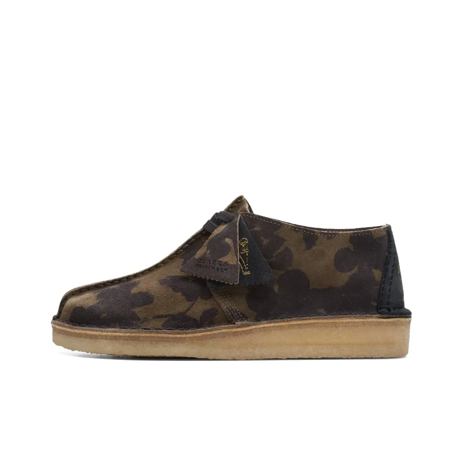Clarks Originals Low Top Casual Shoes Women's Black Brown