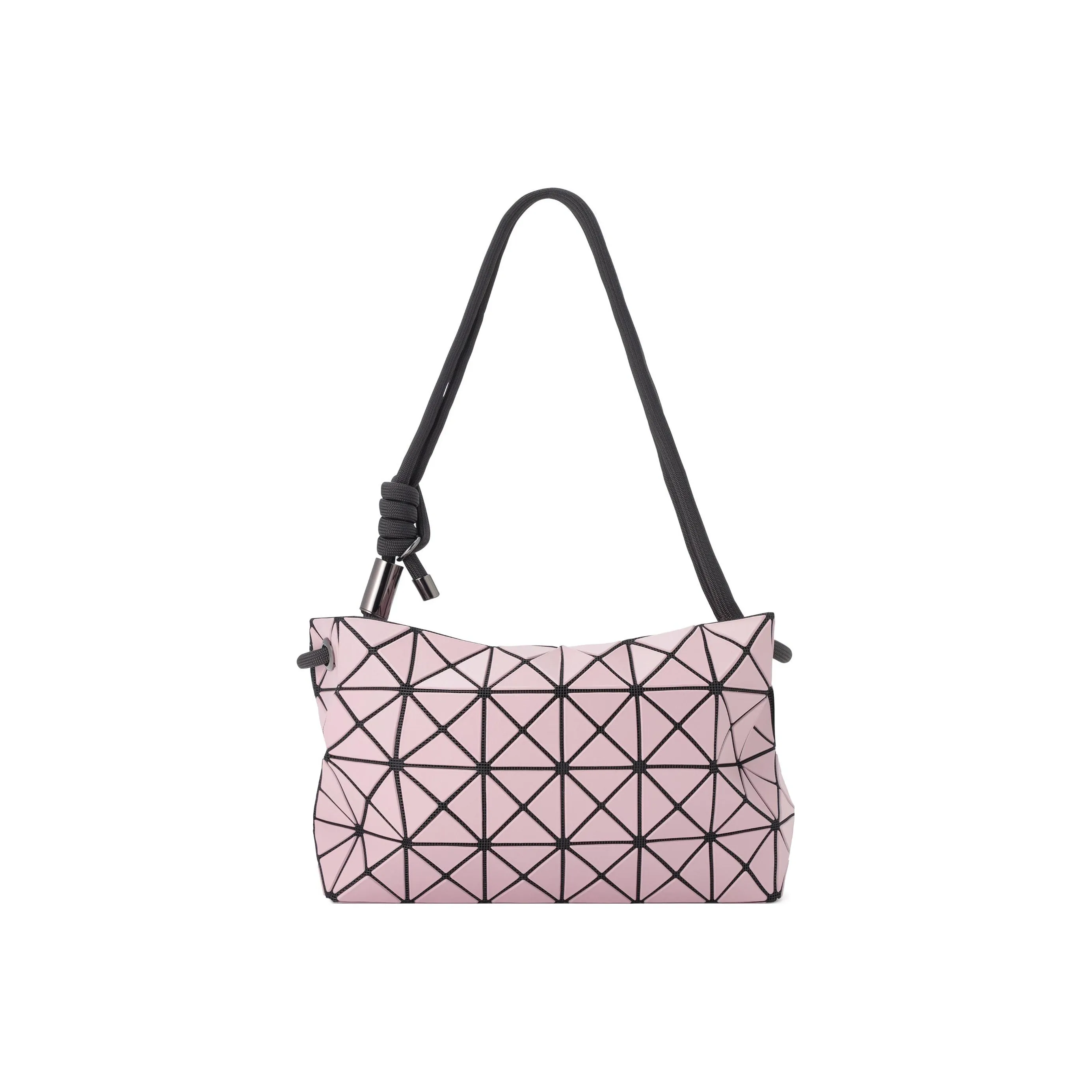 ISSEY MIYAKE LOOP MATTE Polyvinyl Chloride Resin Small Square Bag Handbag, Shoulder Bag Women's Pink