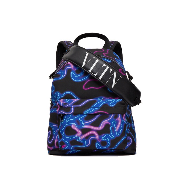 VALENTINO バックパック Vltn ナイロン バックパック for メンズ インチ ブラック