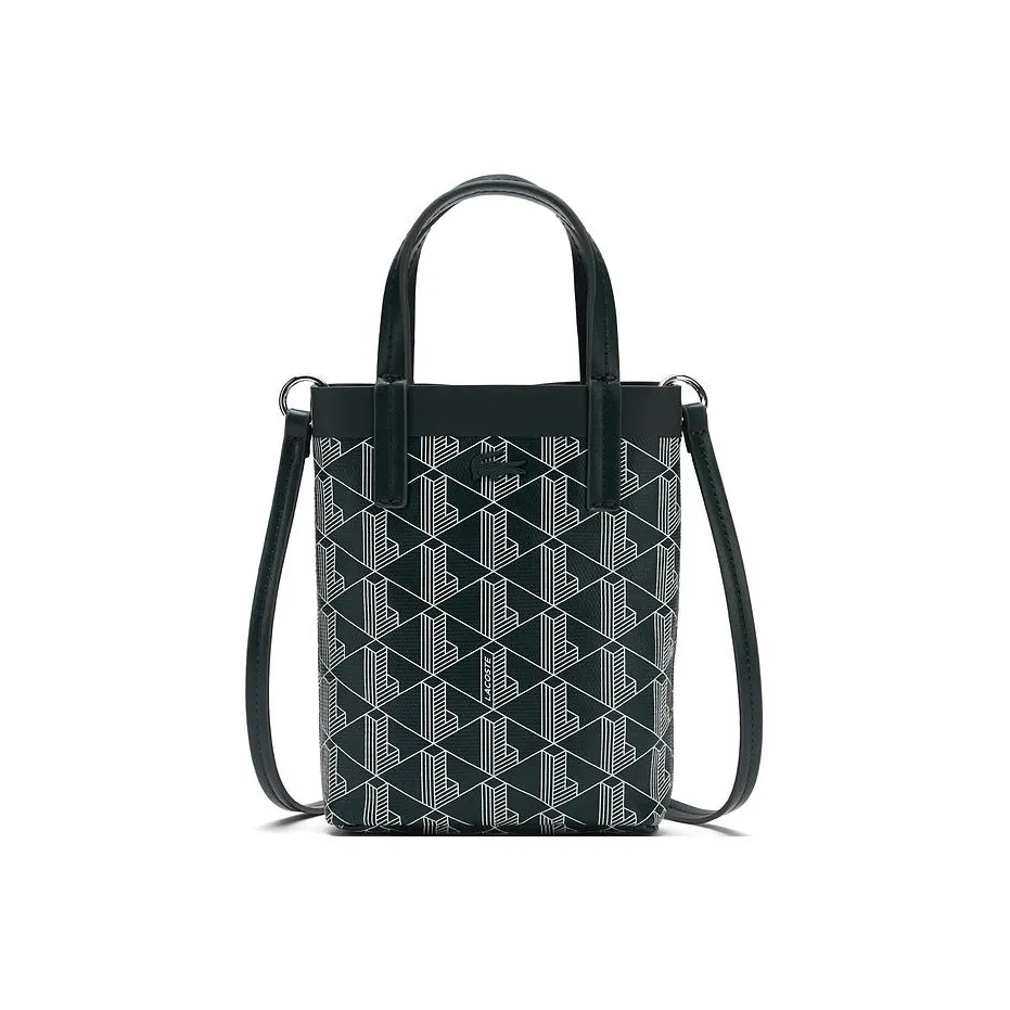 Сумка из ПВХ в сотрудничестве с LACOSTE сумка через плечо сумка через плечо маленькая женская темно-зеленый экрю