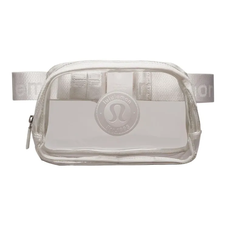 Lululemon Waterproof Fabric One Shoulder Crossbody Goose Pack Women's White