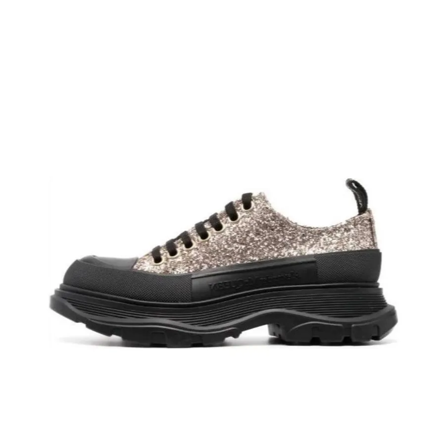 Alexander McQueen Tread Sleek Sneaker 'Glitter Black' Women's
